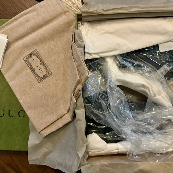 New in box Gucci Horsebit & Chain Leather Chelsea boots - Picture 7 of 8